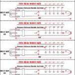 size chart for best suited leather belts